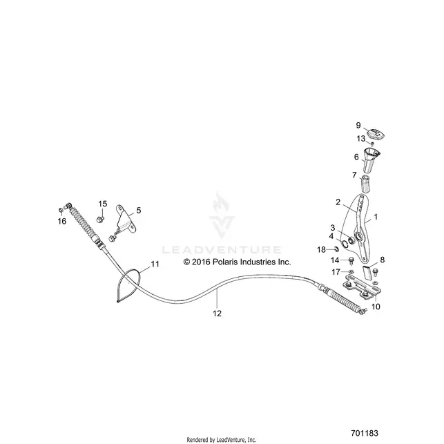 Drive Train: Gear Selector (2) - 2017 Polaris Rzr Xp 1000 1