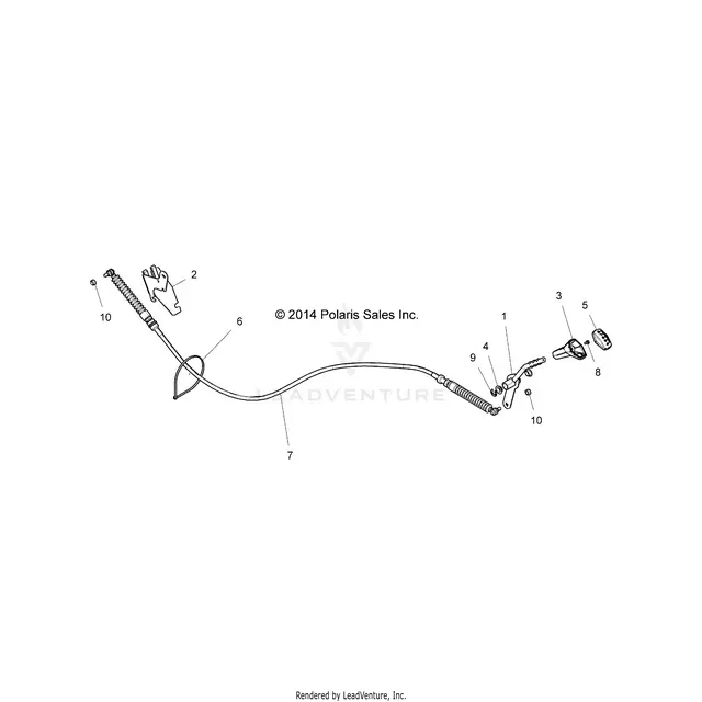 Drive Train: Gear Selector - 2015 Polaris Rzr S 900 1