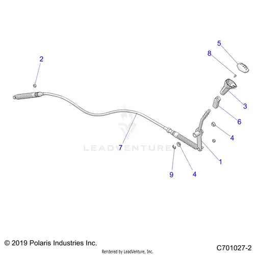 Drive Train: Gear Selector - 2020 Polaris Rzr S 4 1000 1
