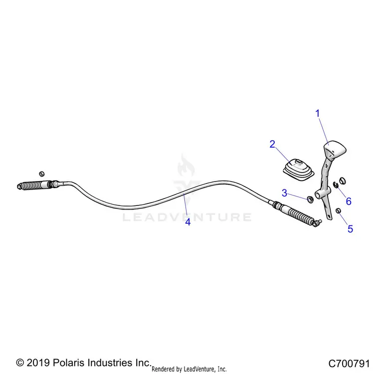 Drive Train: Gear Selector - 2021 Polaris General 1000 Sport Eps 1