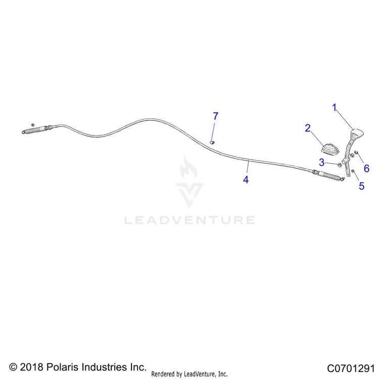 Drive Train: Gear Selector - 2021 Polaris General 4 1000 Premium Eps 1