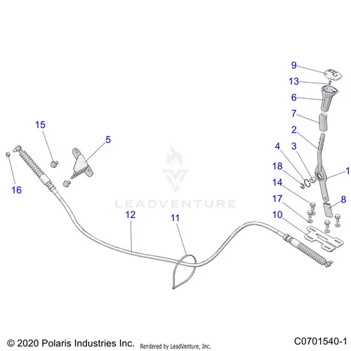 Drive Train: Gear Selector - 2022 Polaris Rzr Xp 1000 Trails & Rocks 1