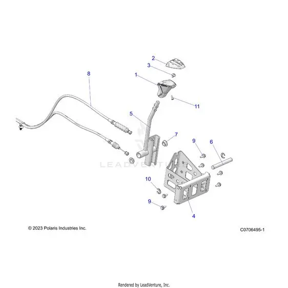Drive Train: Gear Selector - 2023 Polaris Rzr Pro R 4 Lv 1
