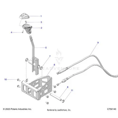 Drive Train: Gear Selector - 2025 Polaris Rzr Pro R Sport 1