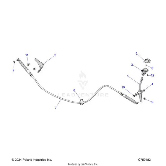 Drive Train: Gear Selector - 2025 Polaris Rzr Xp 1000 Premium 1