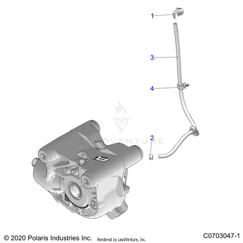 Drive Train: Gearcase Front Venting - 2022 Polaris Rzr Pro R Ultimate 1
