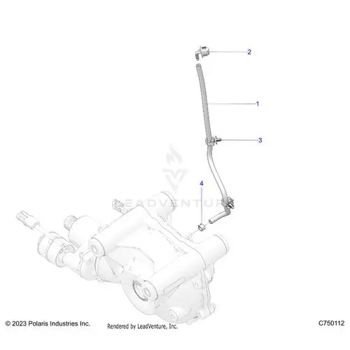 Drive Train: Gearcase Front Venting - 2026 Polaris Rzr Pro S 4 Sport 1