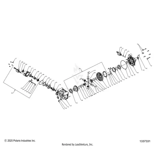 Drive Train: Gearcase Internals Front - 2026 Polaris Rzr Pro R Race H.O. 1