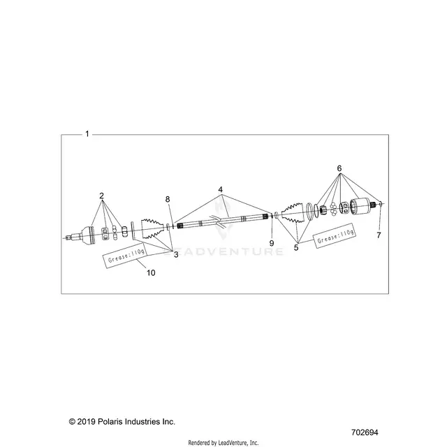 Drive Train: Half Shaft Front - 2023 Polaris Rzr Pro Xp 4 Sport 1