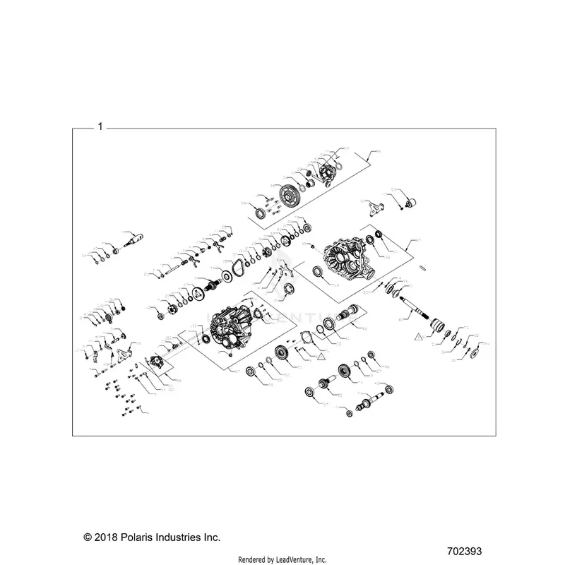 Drive Train: Main Gearcase Internals - 2020 Polaris General Xp 4 1000 Ride Command 1