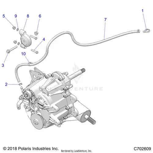 Drive Train: Main Gearcase Mounting (2) - 2021 Polaris Rzr Trail 1