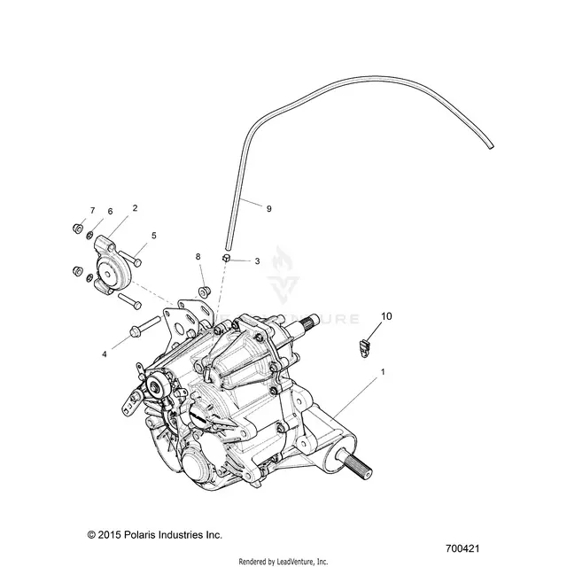Drive Train: Main Gearcase Mounting - 2018 Polaris Rzr S 1000 Eps 1