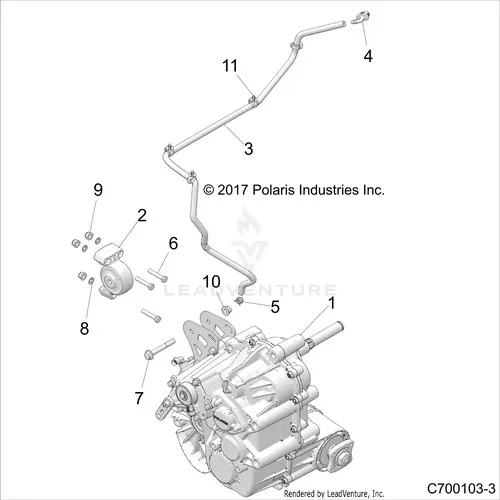 Drive Train: Main Gearcase Mounting - 2021 Polaris Rzr Rs1 Eps 1