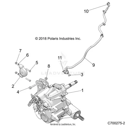 Drive Train: Main Gearcase Mounting - 2021 Polaris Rzr Xp 4 1000 High Lifter 1