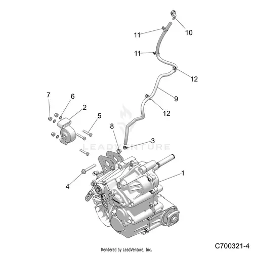 Drive Train: Main Gearcase Mounting - 2022 Polaris Rzr Xp 1000 Sport 1