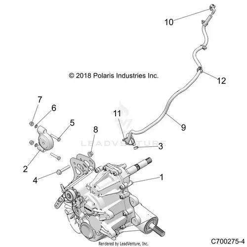 Drive Train: Main Gearcase Mounting - 2022 Polaris Rzr Xp 1000 Trails & Rocks 1