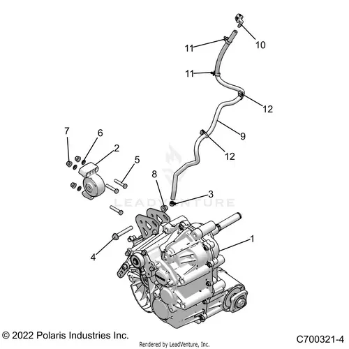 Drive Train: Main Gearcase Mounting - 2023 Polaris Rzr Xp 1000 Sport 1