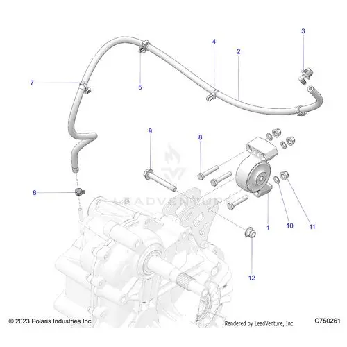 Drive Train: Main Gearcase Mounting - 2025 Polaris Rzr Pro S 4 Ultimate 1