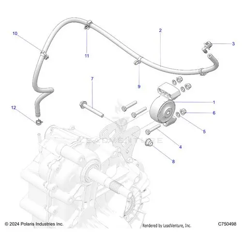 Drive Train: Main Gearcase Mounting - 2025 Polaris Rzr Pro S Sport 1