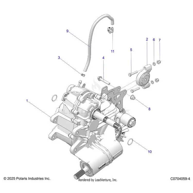 Drive Train: Main Gearcase Mounting - 2026 Polaris General 1000 Premium 1