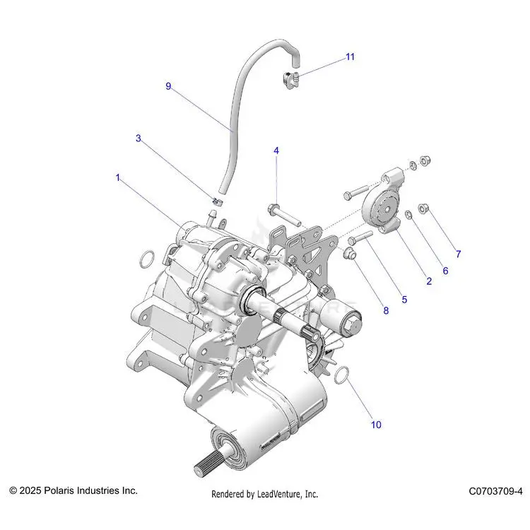 Drive Train: Main Gearcase Mounting - 2026 Polaris General Xp 1000 Ultimate 1