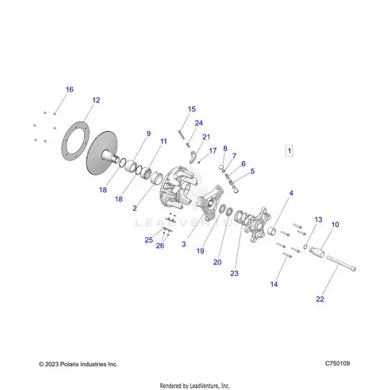 Drive Train: Primary Clutch - 2023 Polaris Rzr Pro R 4 Lv 1
