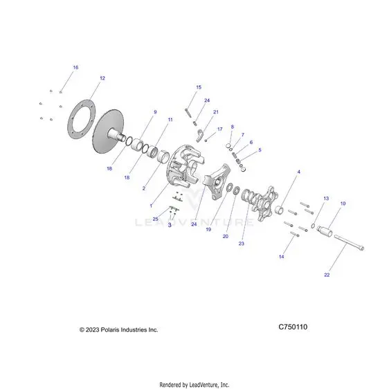 Drive Train: Primary Clutch - 2023 Polaris Rzr Pro R Ultimate 1