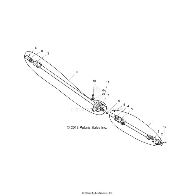 Drive Train: Prop Shaft - 2015 Polaris Rzr Xp 4 1000 1