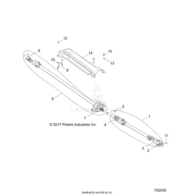 Drive Train: Prop Shaft - 2018 Polaris Rzr Xp 4 1000 1