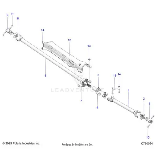 Drive Train: Prop Shaft - 2026 Polaris Rzr Xp S 1000 Ultimate 1