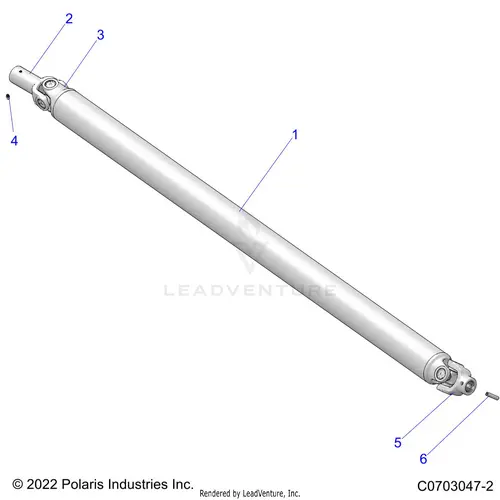 Drive Train: Prop Shaft Front - 2022 Polaris Rzr Pro R 4 Sport 1