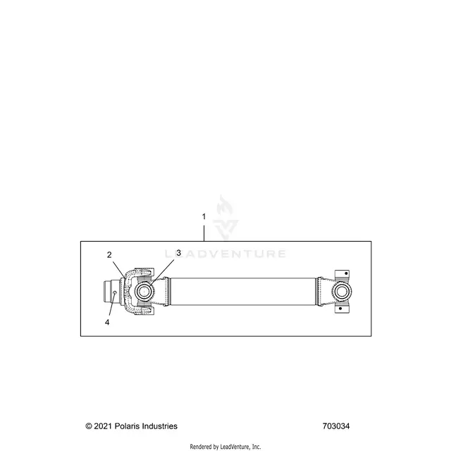 Drive Train: Prop Shaft Rear - 2023 Polaris Rzr Pro R 4 Sport 1