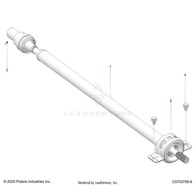 Drive Train: Rear Prop Shaft - 2026 Polaris General Xp 1000 Premium 1