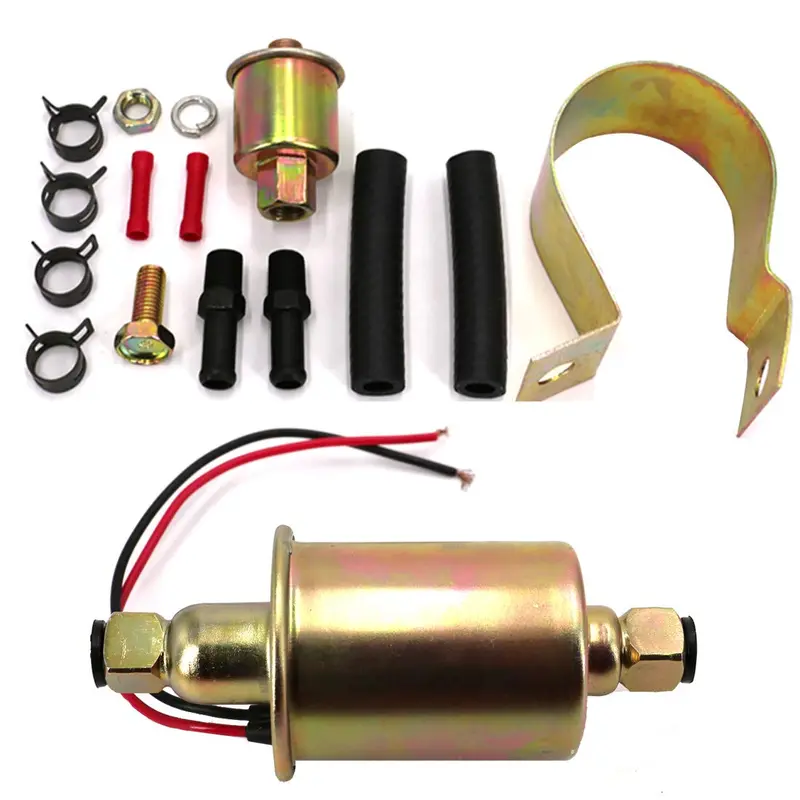 E8012s Electric Fuel Pump 12V Low Pressure Inline Transfer Diesel Fuel Pump 5-9 Psi For Carburetor Engine E8012s Fd0002 P60430, Ep12s 1