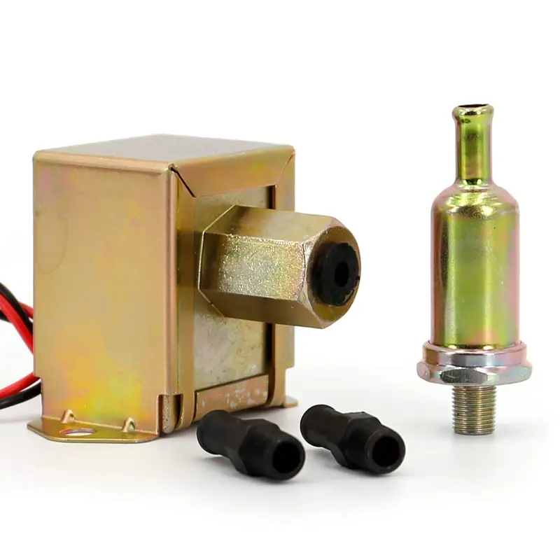 Electric Fuel Pump Universal 2.5-4 Psi Inline Fuel Pump Heavy Duty Low Pressure 12V Electric Fuel Pump E8012s Hep-02A Fd0002 P60430 Ep12s 6414671 For Petrol & Diesel 1