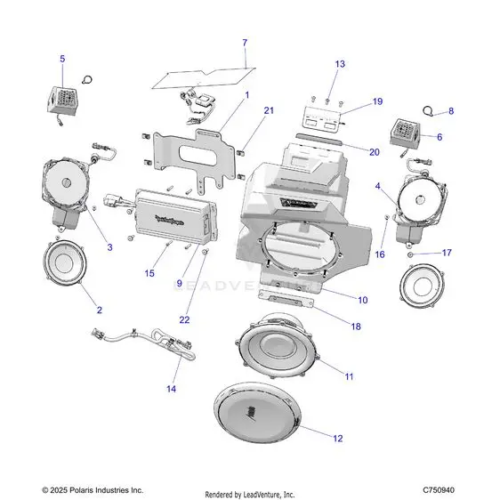 Electrical: Audio Front - 2026 Polaris Rzr Pro R Ultimate 1