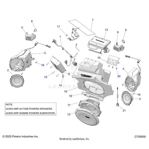 Electrical: Audio Front - 2026 Polaris Rzr Pro S 4 Ultimate Evap Le 1