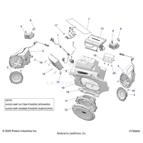 Electrical: Audio Front - 2026 Polaris Rzr Pro S Ultimate 1