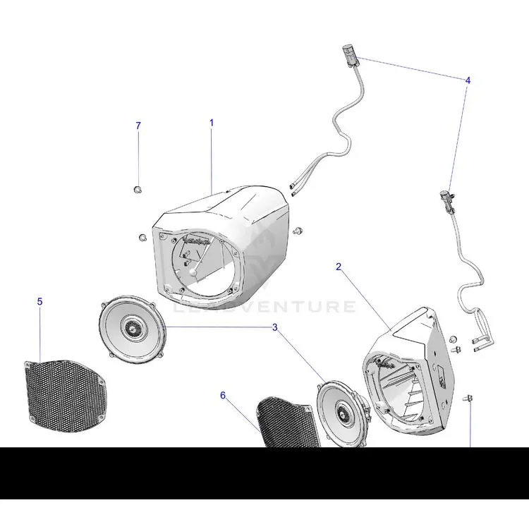 Electrical: Audio Front Speaker - 2026 Polaris General Xp 1000 Ultimate 1