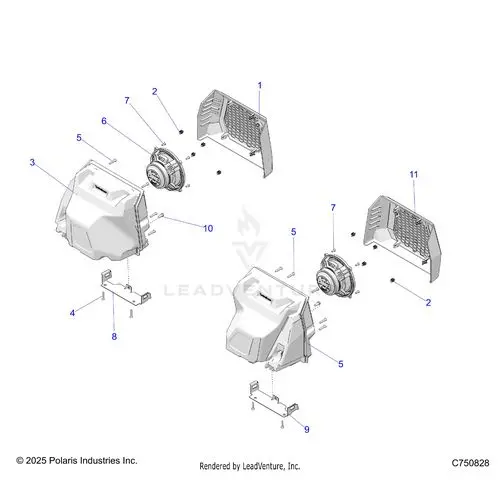 Electrical: Audio Rear - 2026 Polaris Rzr Pro S 4 Ultimate Evap Le 1
