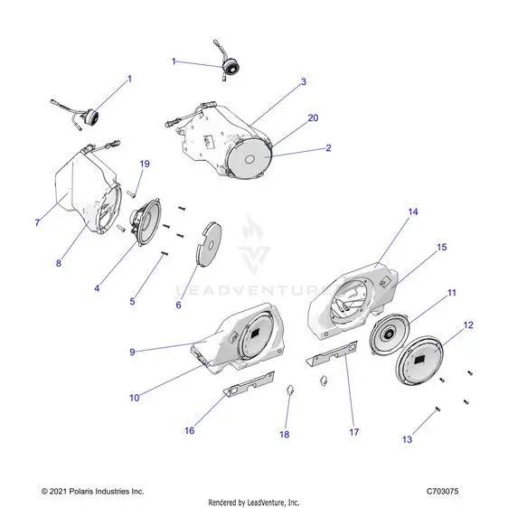 Electrical: Audio Speakers Ride Command - 2023 Polaris Rzr Pro R 4 Ride Command 1