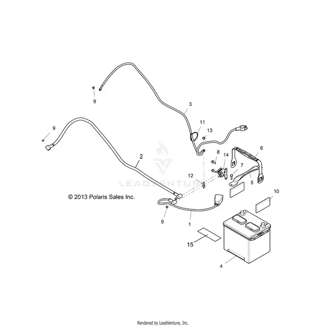 Electrical: Battery - 2015 Polaris Rzr Xp 1000 1