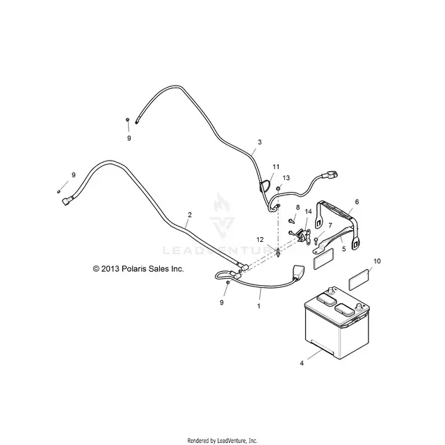 Electrical: Battery - 2015 Polaris Rzr Xp 4 1000 1