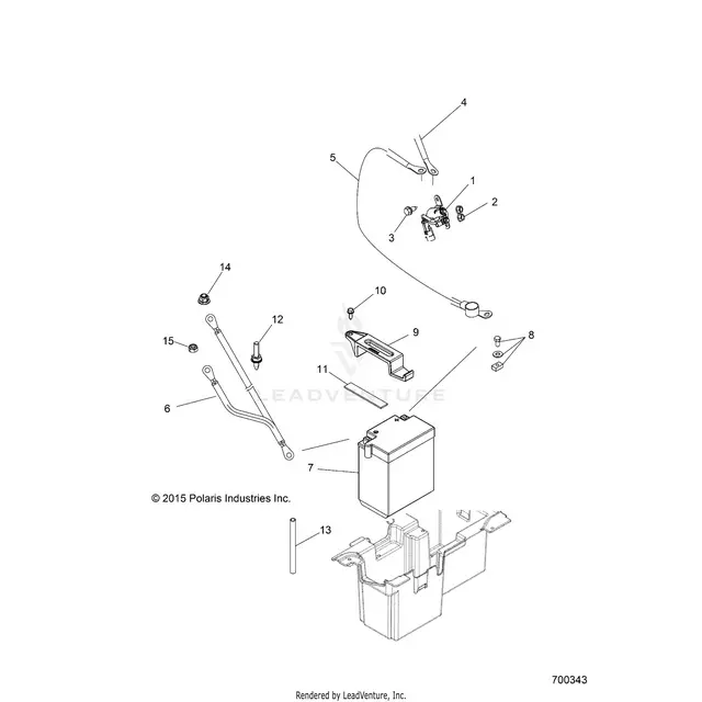 Electrical: Battery - 2016 Polaris Rzr 570 1
