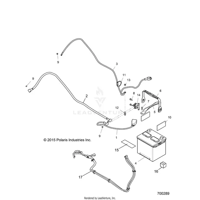 Electrical: Battery - 2017 Polaris Rzr Xp 4 1000 1