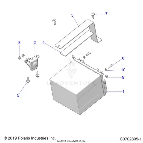 Electrical: Battery - 2020 Polaris Rzr Pro Xp 1