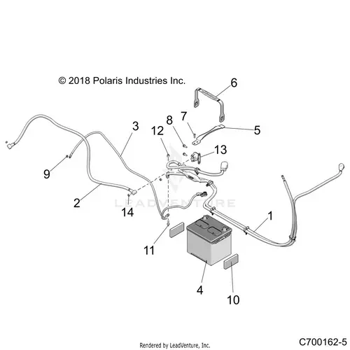 Electrical: Battery - 2020 Polaris Rzr Turbo S 1