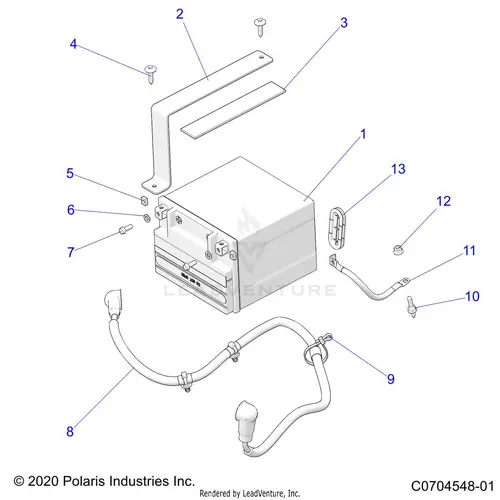 Electrical: Battery - 2023 Polaris Rzr Pro R Sport/Premium 1