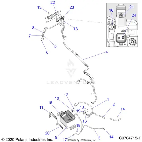 Electrical: Battery And Related - 2021 Polaris Rzr Trail S 1000 Eps 1