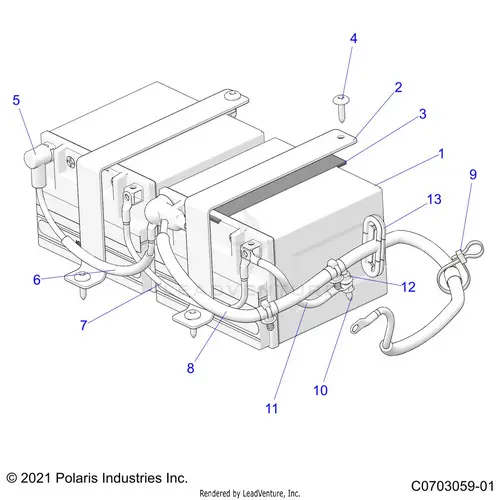 Electrical: Battery And Related - 2023 Polaris Rzr Pro R Ultimate 1